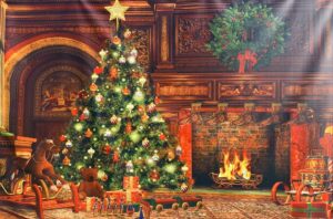 Weihnachtliche Fotorückwand