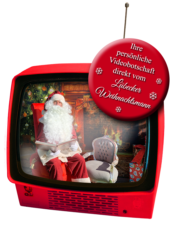 Eine persönliche Videobotschaft vom Weihnachtsmann